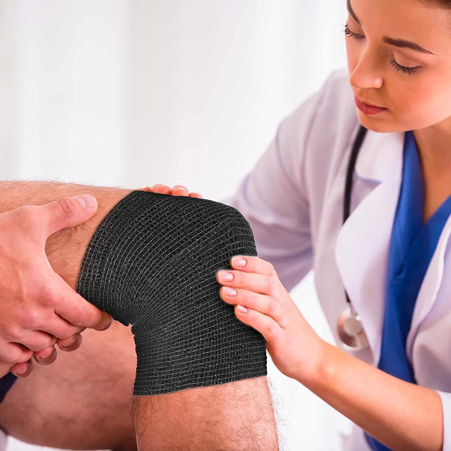 Bandaj elastic coeziv Wrap pentru asistență medicală