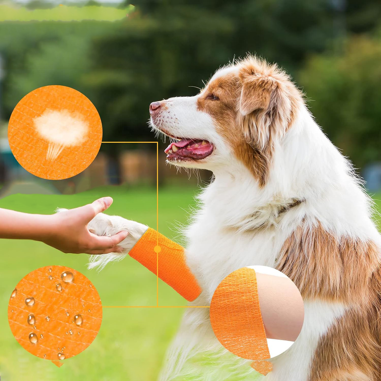 Bandaj autoadeziv impermeabil pentru exterior