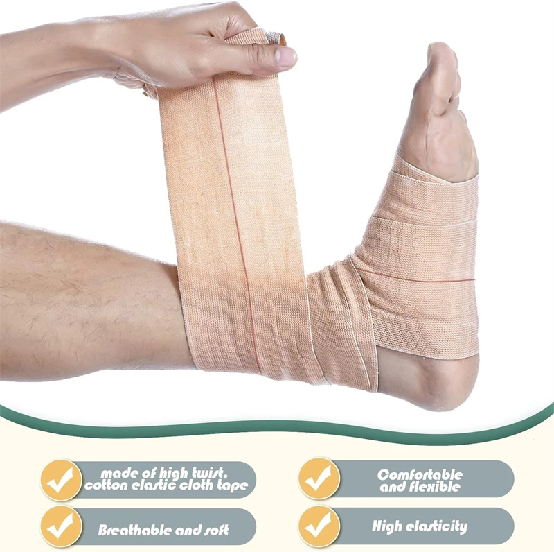 Banda terapeutică elastică (EAB) – Bandaj adeziv elastic pentru compresie și susținere