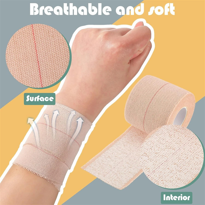 Banda terapeutică elastică (EAB) – Bandaj adeziv elastic pentru compresie și susținere Banda terapeutică elastică (EAB) – Bandaj adeziv elastic pentru compresie și susținere