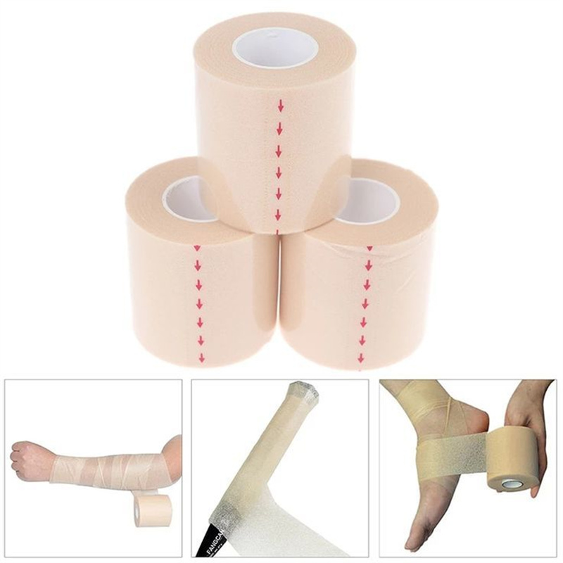 Spumă Underwrap Pre-Wrap | Înveliș pre-bandă respirabil pentru bandă atletică, protecție a pielii și îndepărtare ușoară