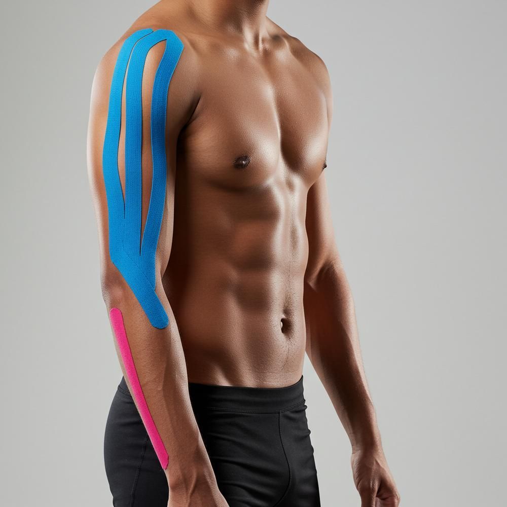 Rolă de bandă kinesiologică pentru sprijin muscular și stabilitate articulară | Bandă de sport din bumbac elastic, respirabil
