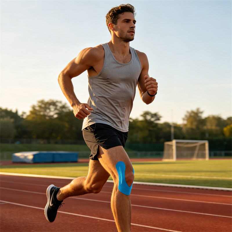 Banda de kinesiologie premium pentru sprijin sportiv, recuperare musculară și stabilitate articulară | Fără latex, rezistent la apă, rolă de 5 cm x 5 m